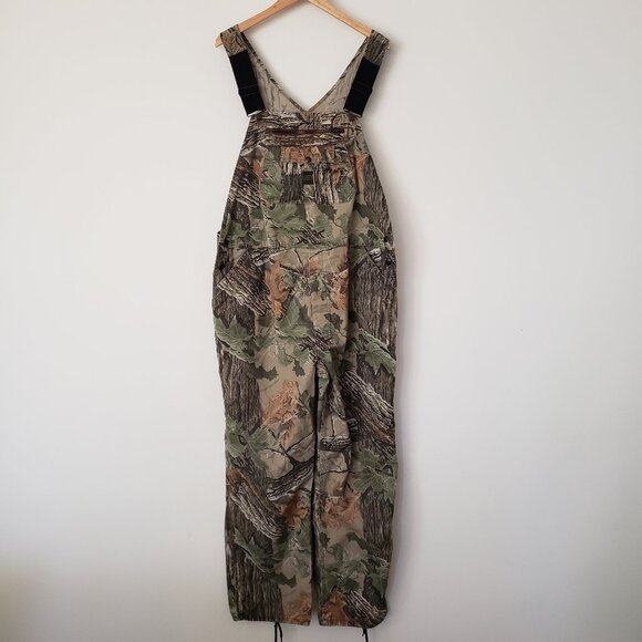 Vintage Liberty Realtree Camo Bib Overalls Size 44 Regular - Picture 1 of 15